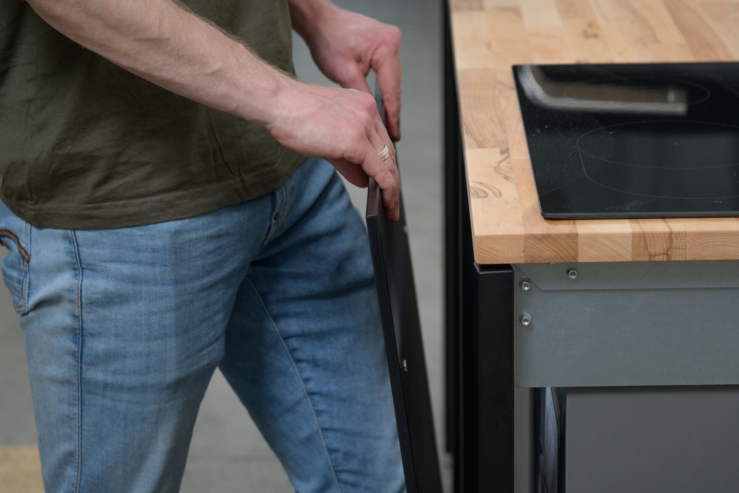 Circulaire keuken montage