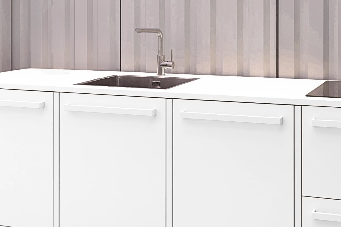 Witte keuken van KEUK